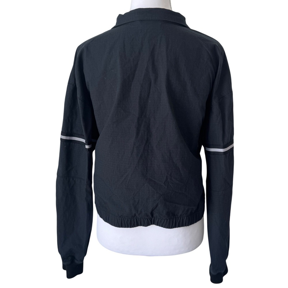 Jordan Flight Woven Cropped Jacket Black Ripstop Utility Streetwear Nike Medium - Picture 2 of 8